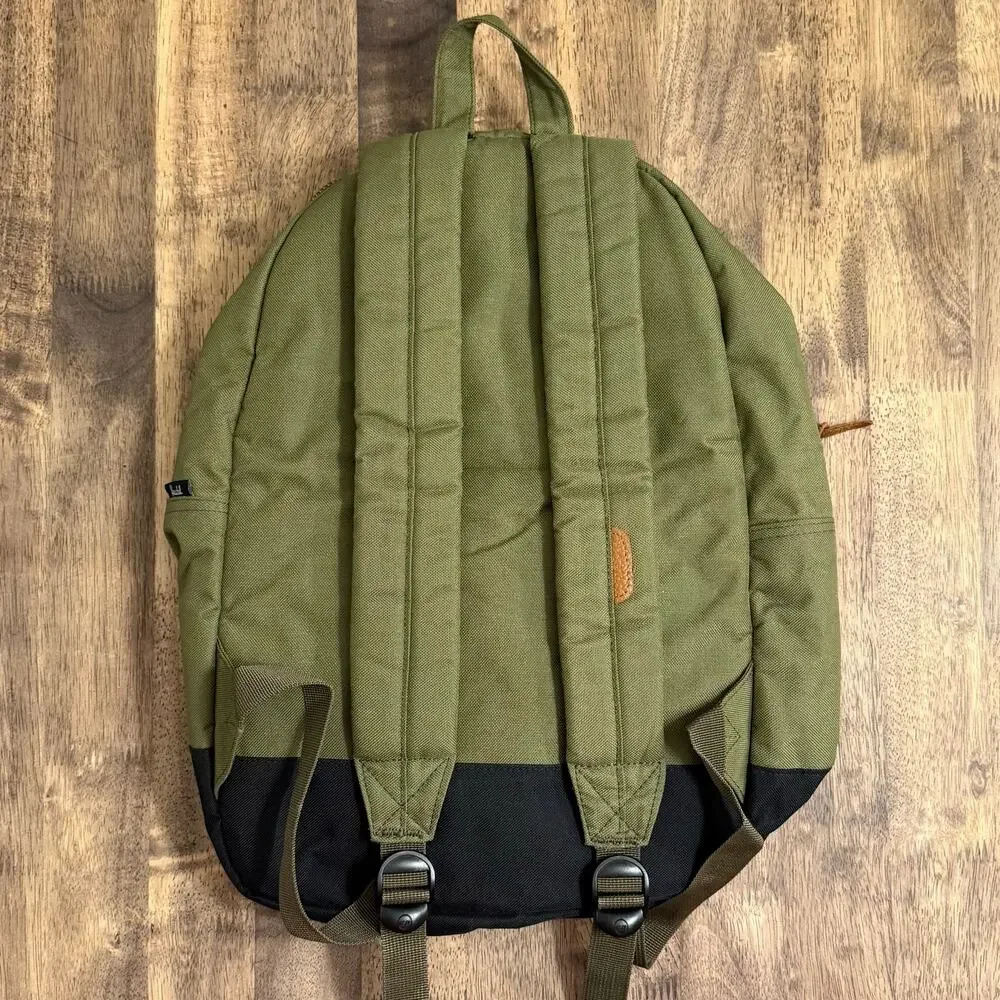 Herschel Supply Co Settlement Backpack Zipper Pack Unisex Olive Green 23L